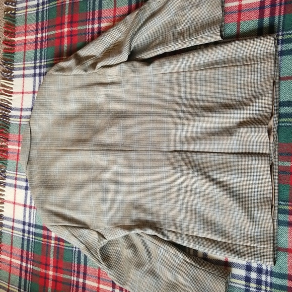 Brooks Brothers Sport Coat Tan Navy Houndstooth Two Button Wool Mens 46 R - Picture 7 of 7